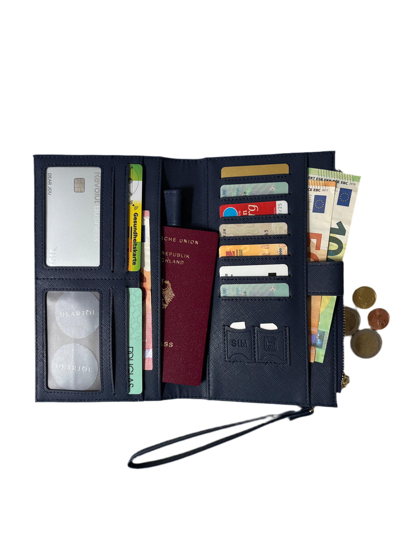 MONACO Reiseportemonnaie mit RFID Schutz