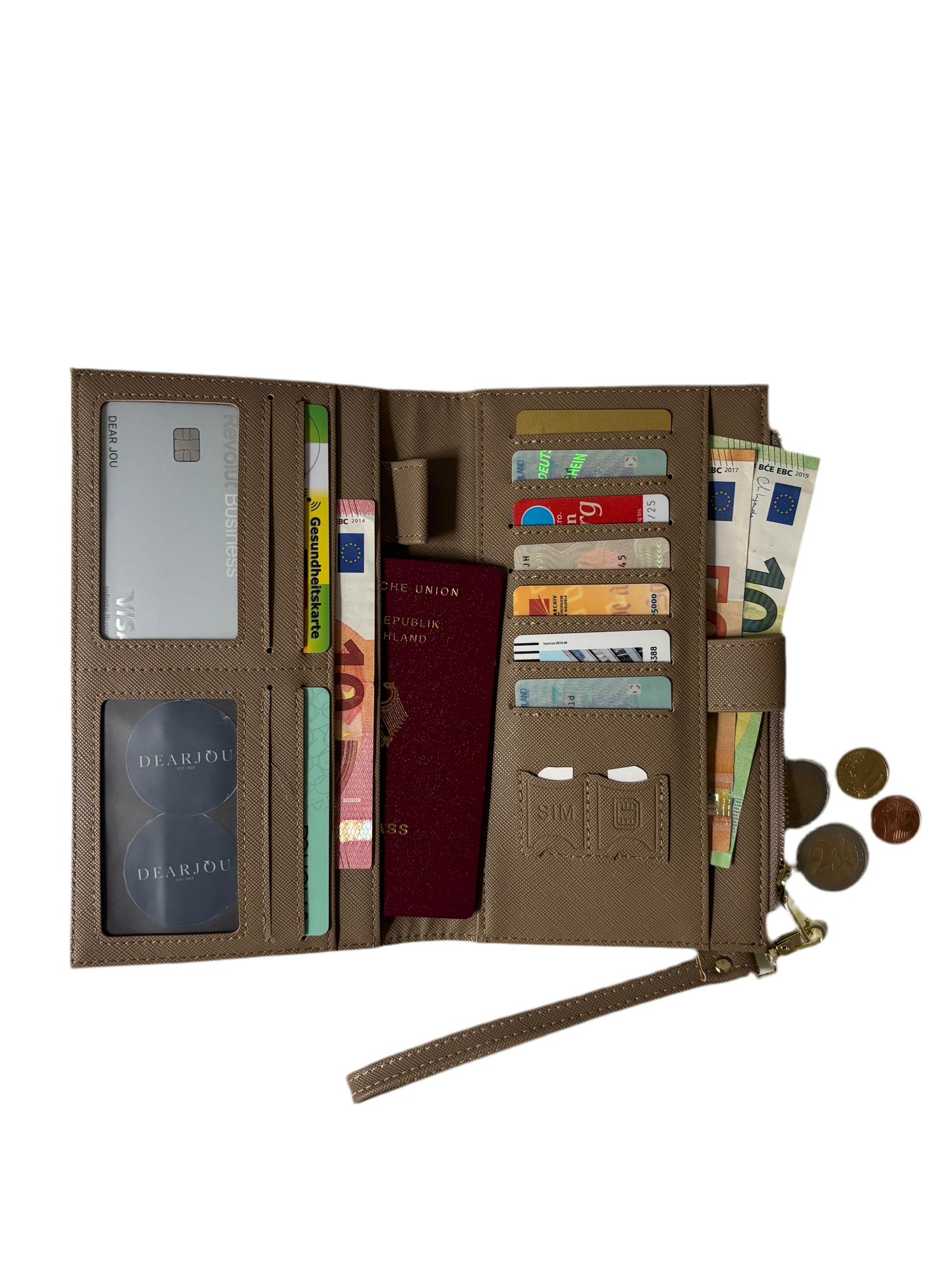 PARIS Reiseportemonnaie mit RFID Schutz